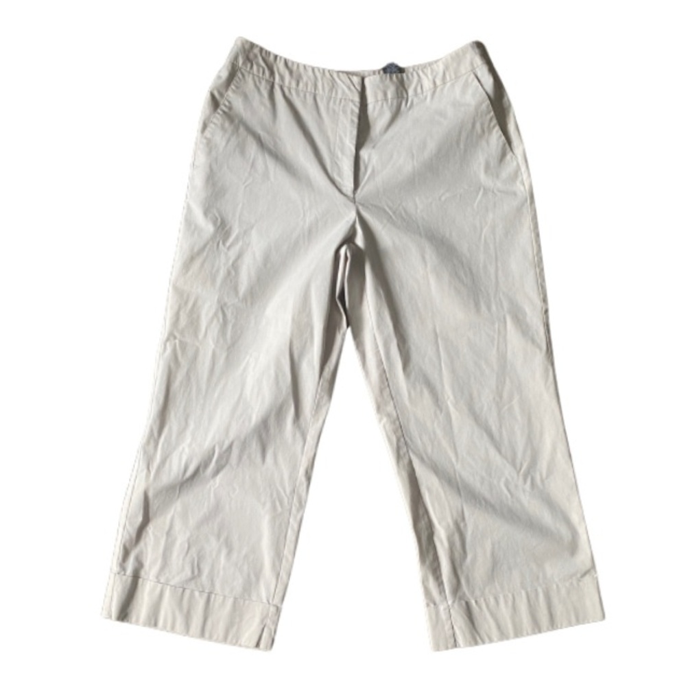 NY & COMPANY STRETCH Women’s Khaki Capri Pants Size 8